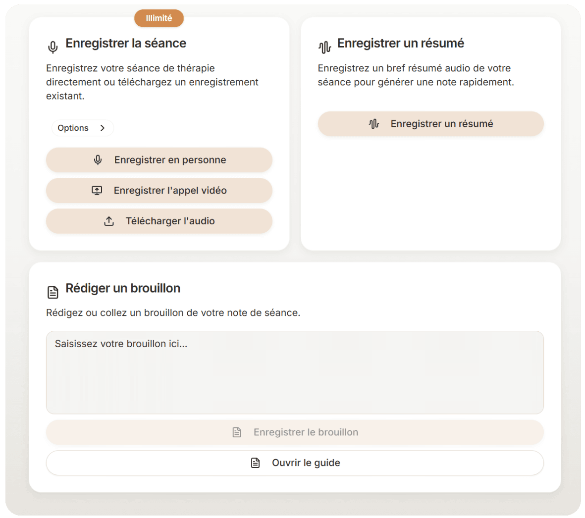 1. You provide a starting point